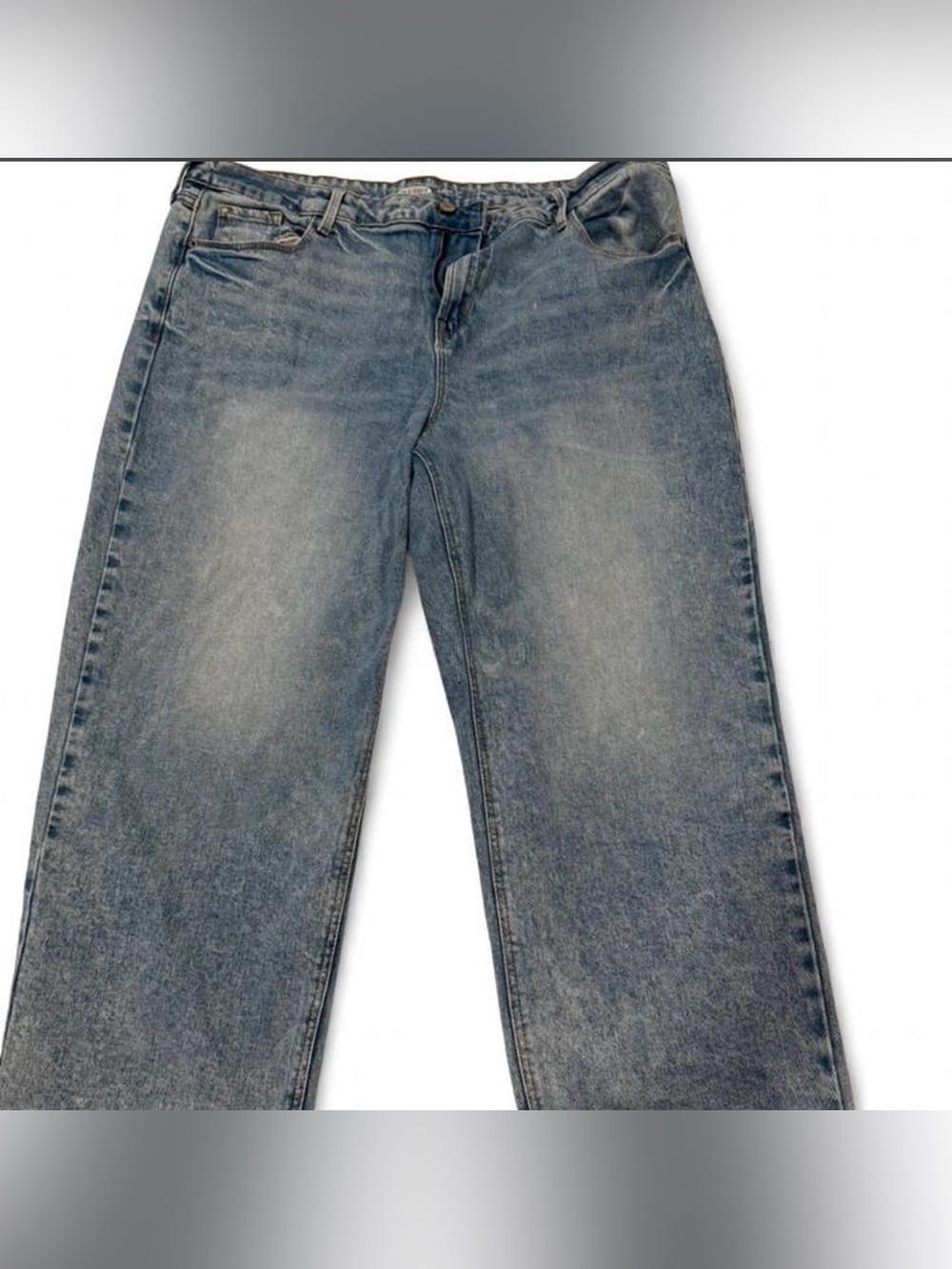 Old Navy Men's Faded Blue Straight Jeans
